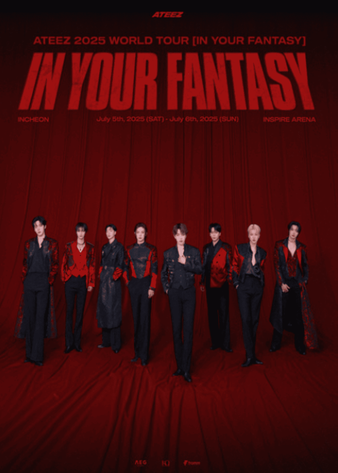 ATEEZ 2025 WORLD TOUR [IN YOUR FANTASY] IN INCHEON