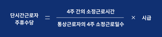 2024 주휴수당 계산기