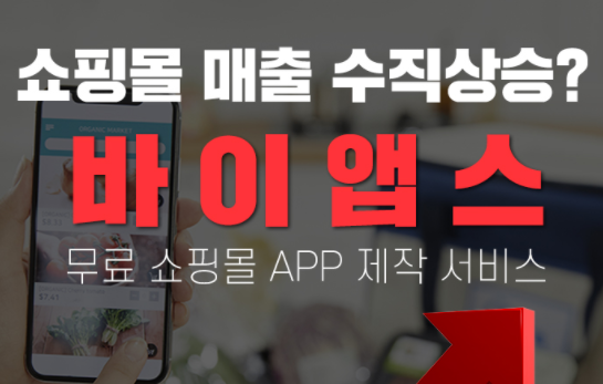  쇼핑몰 제작 앱 추천/ 바이앱스로 매출상승효과