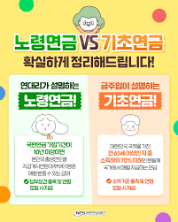 기초연금 vs 노령연금 차이 총정리