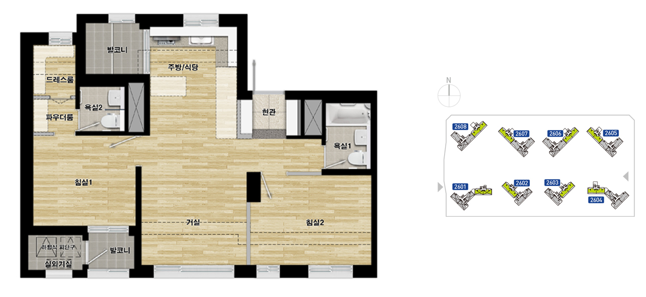 평택 고덕신도시 A26블록 LH 공공분양 - 51 Type