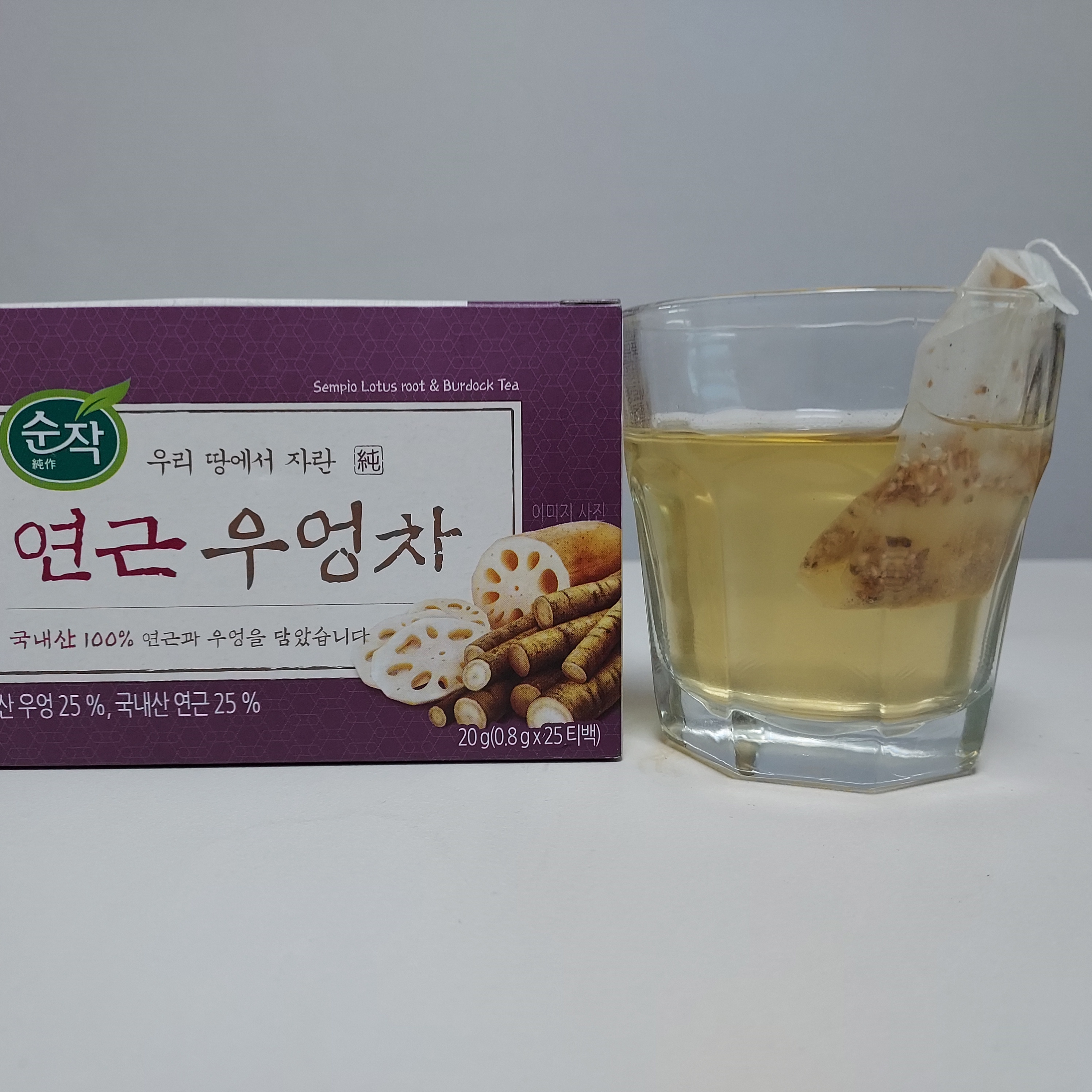 순작 연근 우엉차