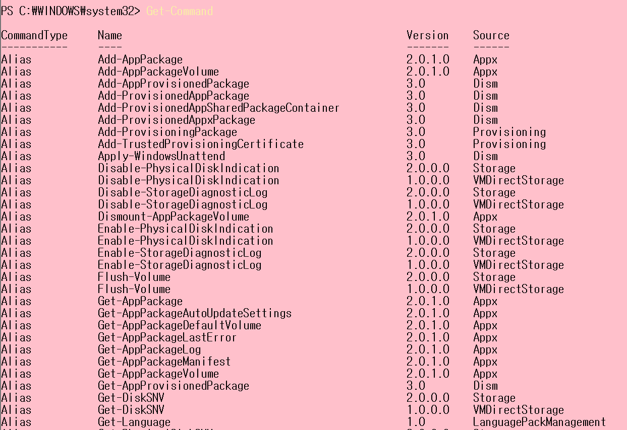 PowerShell Get Command Powershell get command