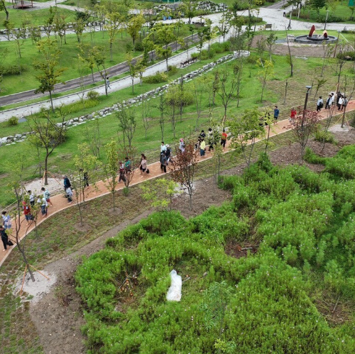 알트태그-걷기 명소 용인 한강 5호 공원
