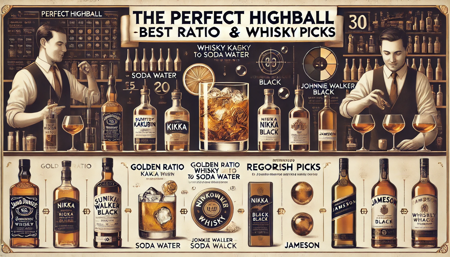 하이볼 황금 비율과 추천 위스키