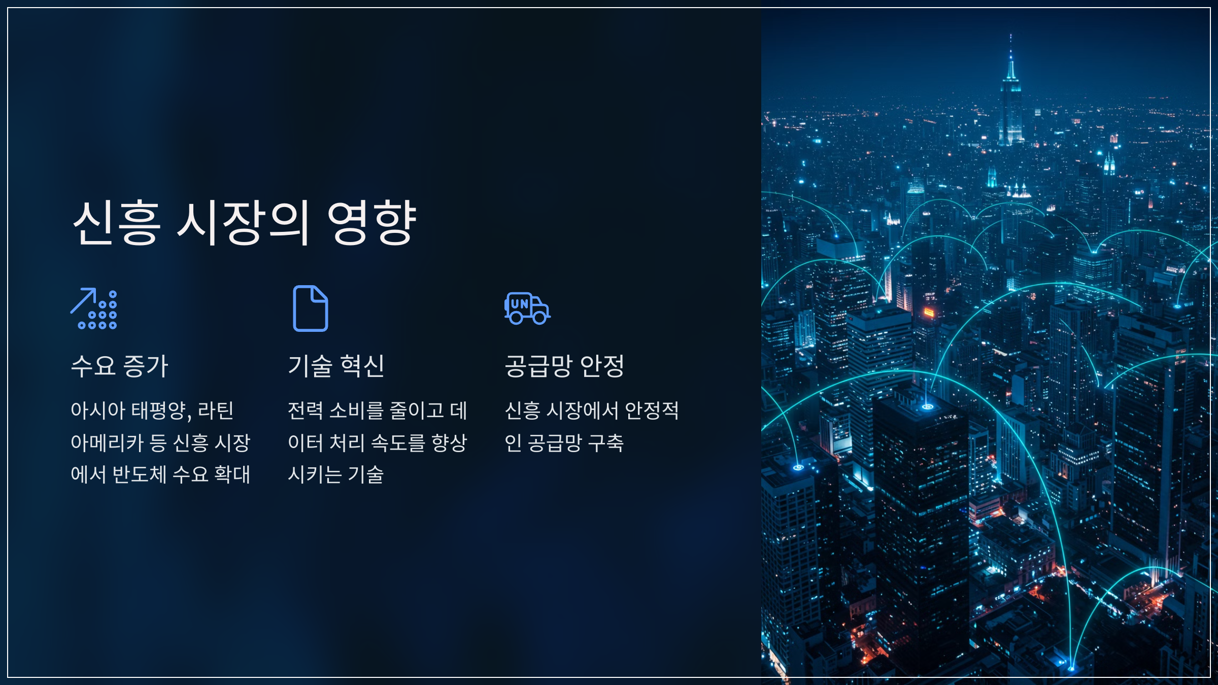 신흥 시장의 영향