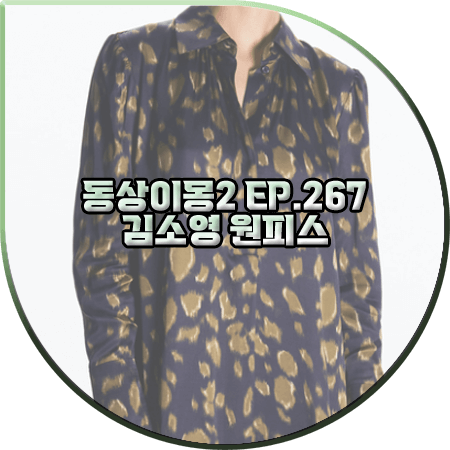  동상이몽2 267회 김소영 원피스 :: 코스 벨티드 프린트 드레스 : 김소영 패션