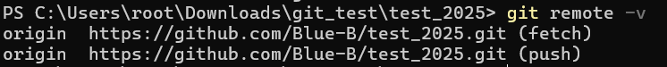 git remote -v 이미지