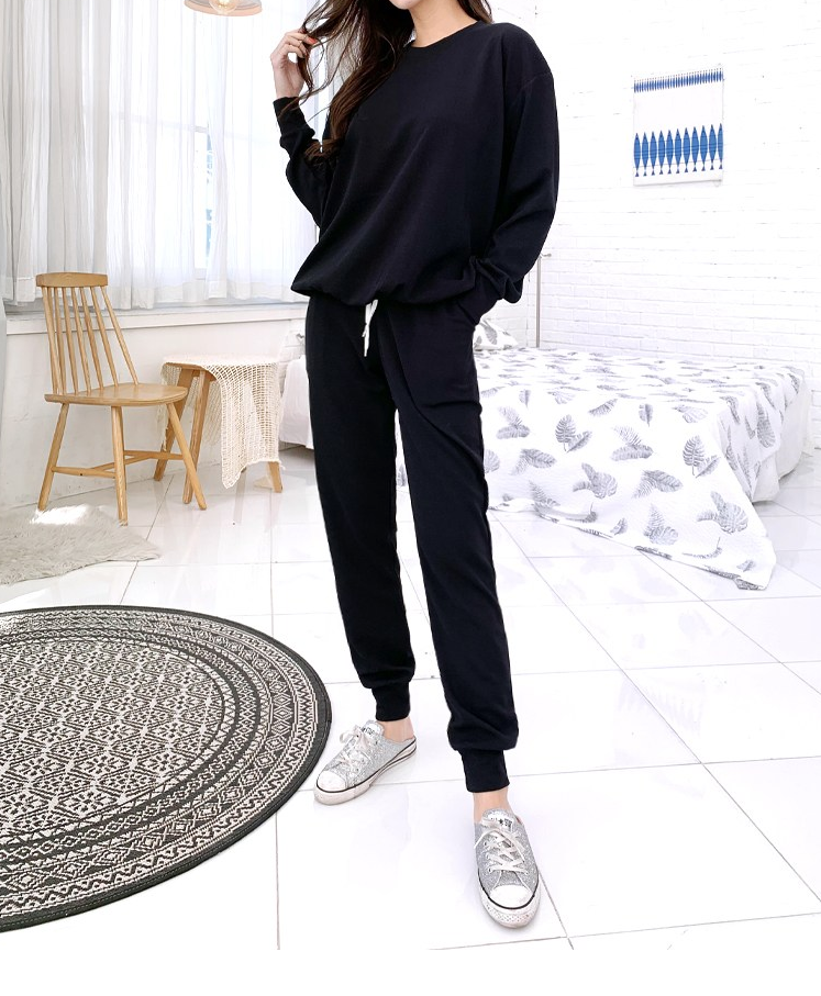  잘빠진 여성용 데일리 트레이닝 상하의 세트