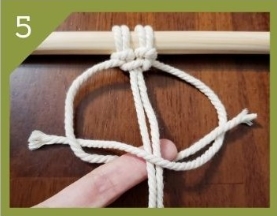 마크라메 기본매듭