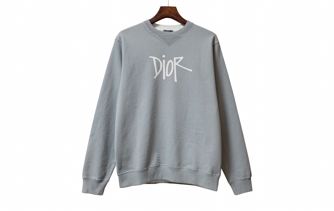  [DIOR x STUSSY] 디올 X 스투시 숀 20FW 오버사이즈 스웨트 셔츠 맨투맨 티셔츠 033J644A0554