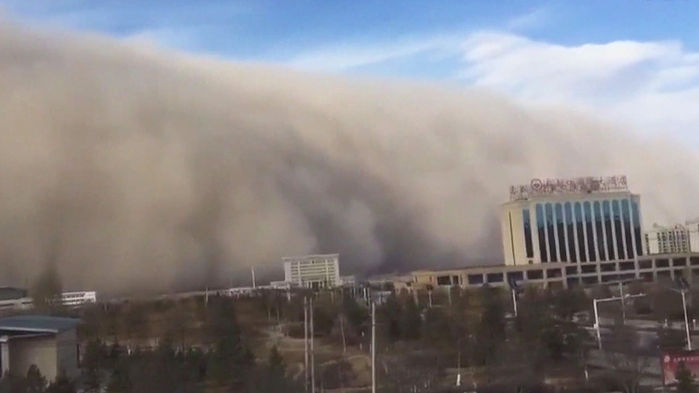 중국 모래폭풍