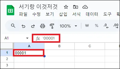 숫자 앞에 0 넣기 기본