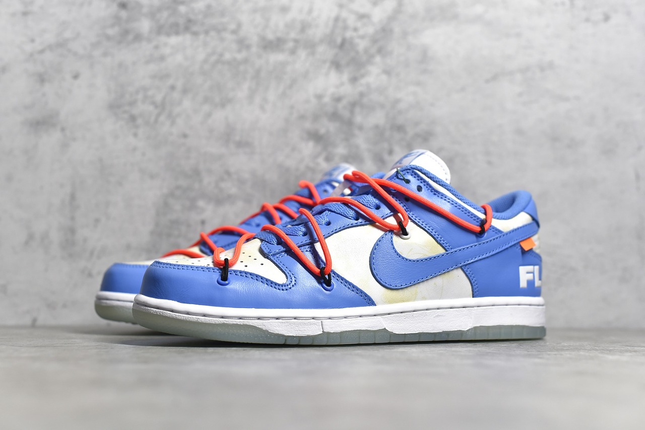  [NIKE x OFF WHITE x FUTURA] PK 나이키 X 오프화이트 X 퓨추라 SB 덩크 로우 UNC 라이트 블루 DD0856-403