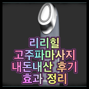 \ub9ac\ub9ac\ud790 \uace0\uc8fc\ud30c \ub9c8\uc0ac\uc9c0 \ub0b4\ub3c8\ub0b4\uc0b0 \ud6c4\uae30 \ud6a8\uacfc \uc815\ub9ac