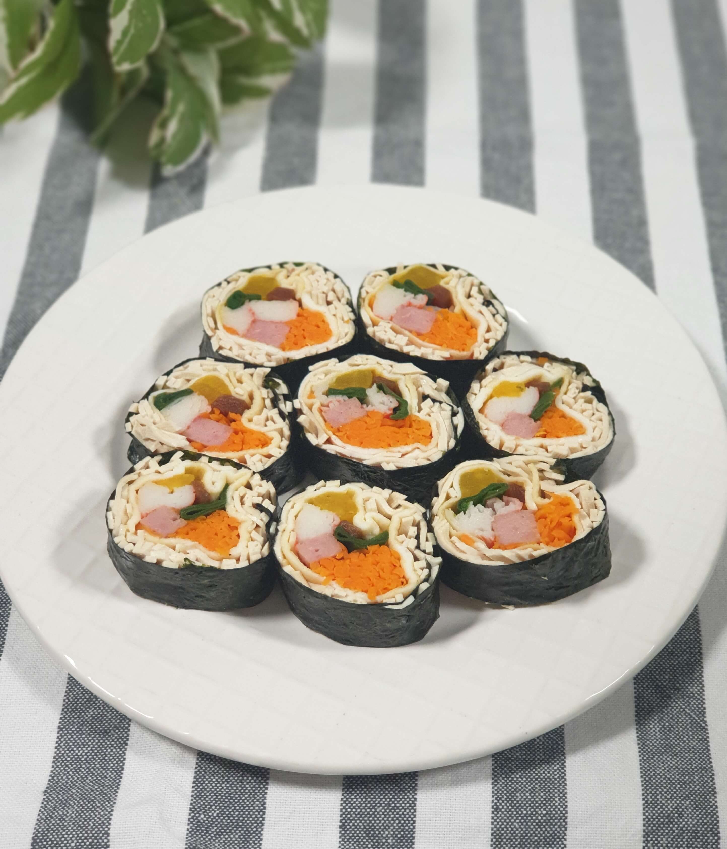  두부면 김밥 만들기 밥 없는 김밥 키토 김밥 다이어트 김밥