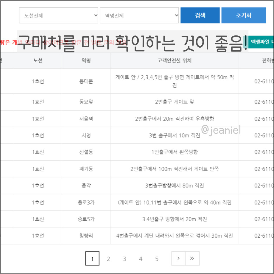 기후동행카드 재고가 여유롭지 않은 편이다.