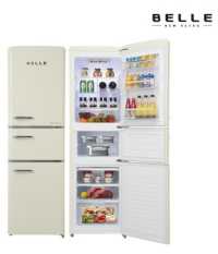 BELLE 레트로 글라스 소형 냉장고 225L 방문설치