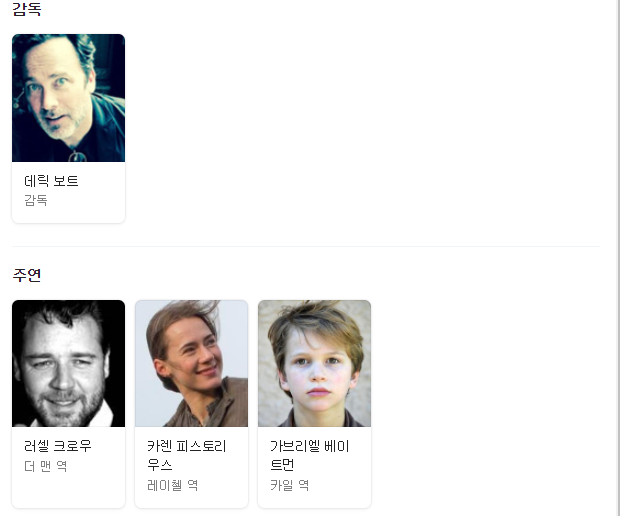 영화 랭킹 상영중인 4