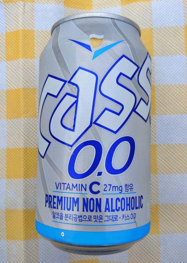 카스0.0 무알콜 맥주 - 0.05% 미만 맥주를 함유한다.