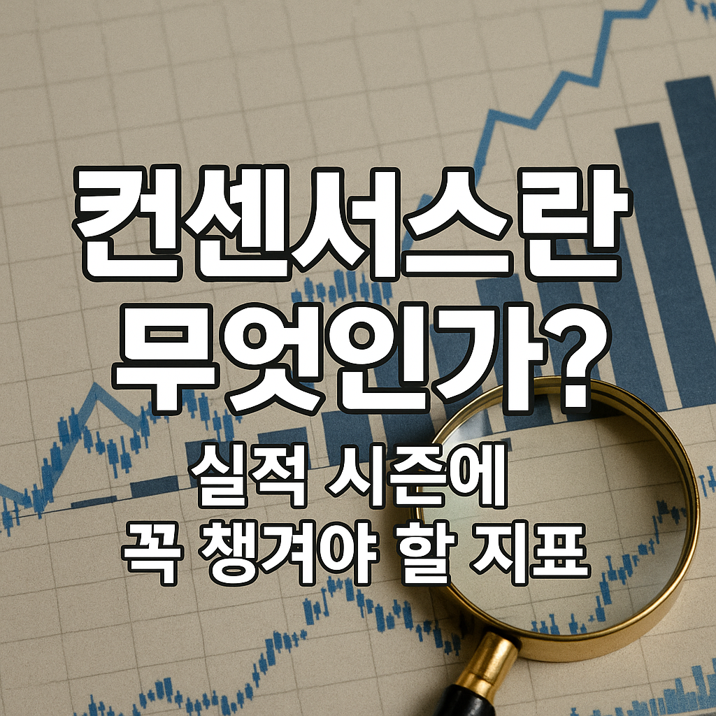 주식 투자자라면 반드시 알아야 할 컨센서스(Consensus) 완벽 가이드 - 썸네일