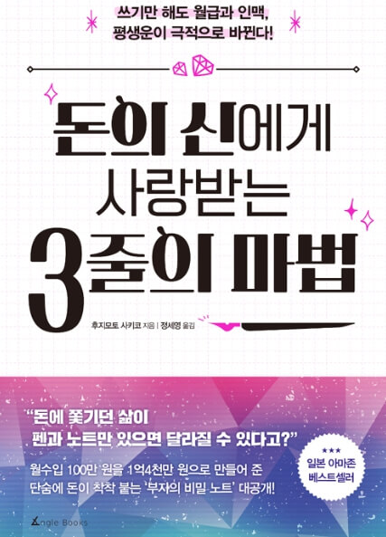  <돈의 신에게 사랑받는 3줄의 마법> 작가소개 및 실천방법