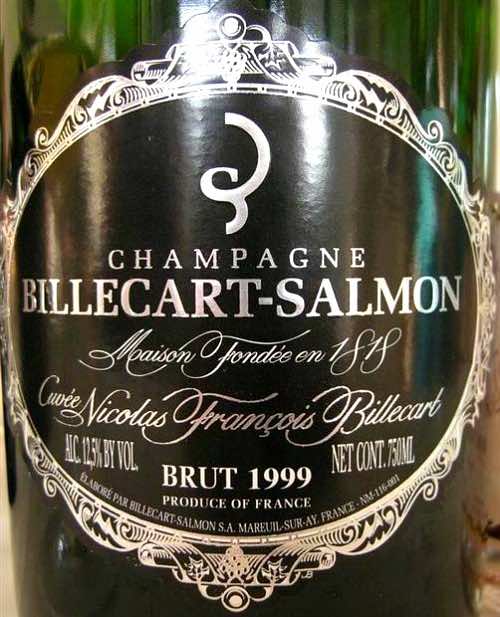 Champagne Billecart-Salmon Cuvee Nicolas Francois Billecart 1999