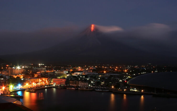 필리핀 화산폭발