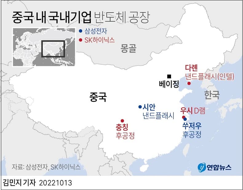  거세지는 미국의 압박...對中  반도체 장비 수출금지에 한국기업 1년간 유예 ㅣ 중국의 미국내 통신장비 점유율 급감