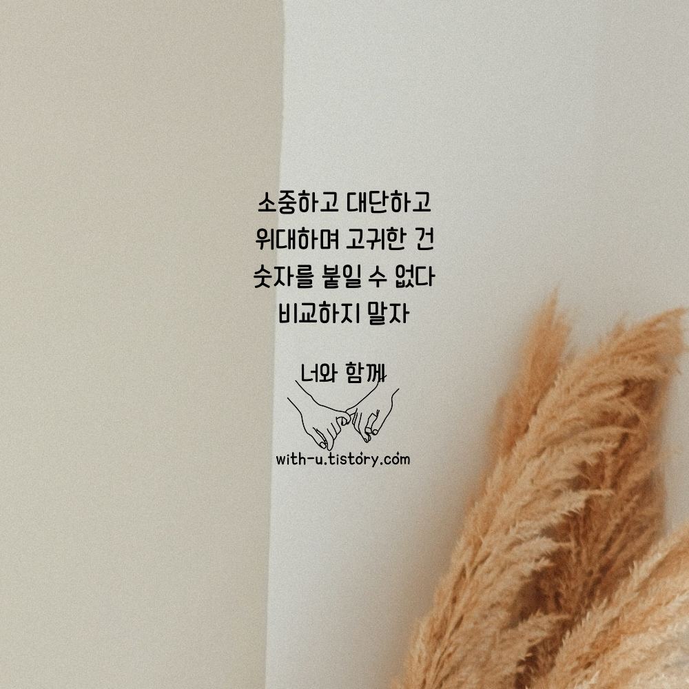  숫자 명언 : 짧고 좋은 글귀 : 짧은 명언