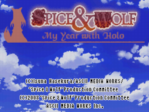  아스키 미디어 웍스 (ASCII Media Works) Ookami to Koushinryou Boku to Holo no Ichinen - 늑대와 향신료 나와 호로의 1년 영문패치 1.1 (닌텐도 DS - NDS - 롬파일 다운로드)