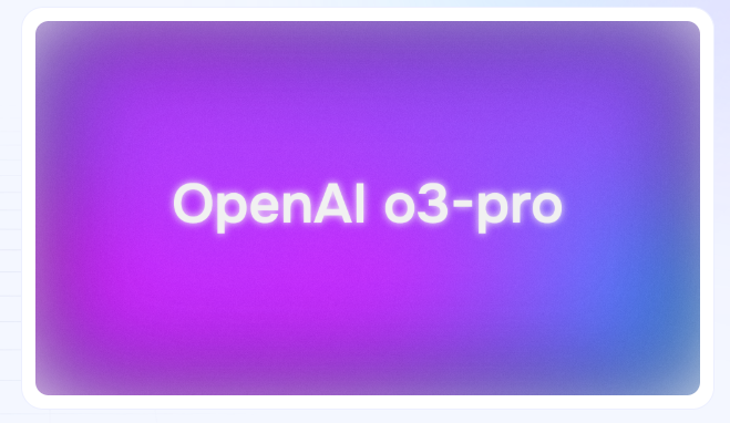 OpenAI o3-pro 기술 분석