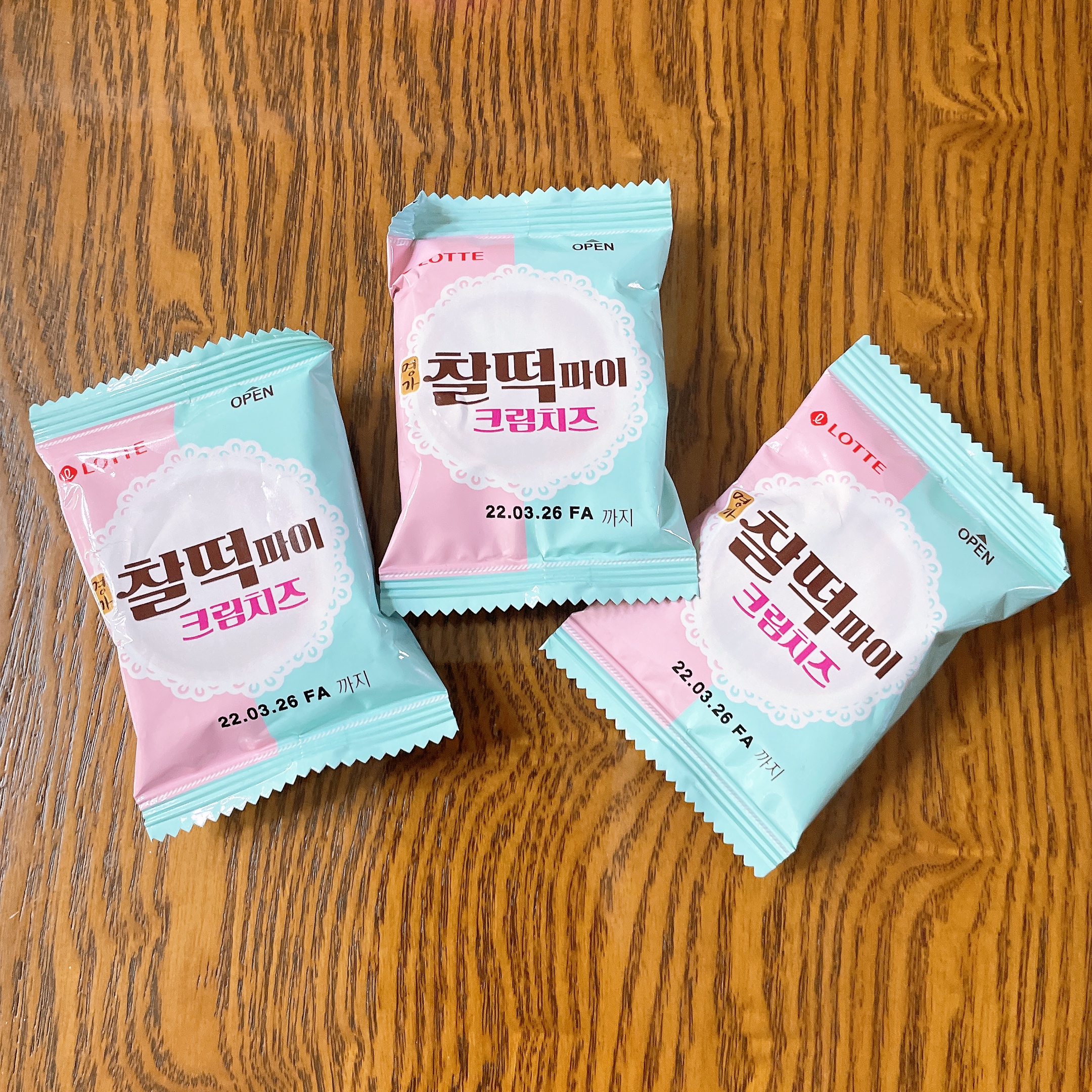  롯데제과 찰떡파이 크림치즈맛, 재구매는..?