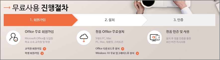 오피스 무료 호원가입