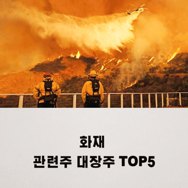 화재 관련주 대장주 테마주 수혜주 TOP5: LA 산불