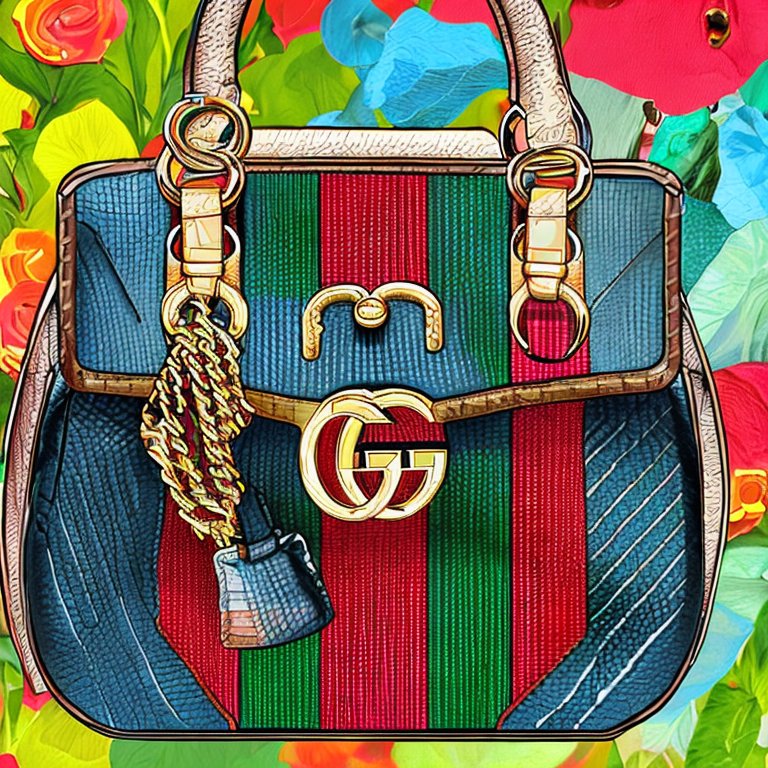 Gucci bag&#44; digital art