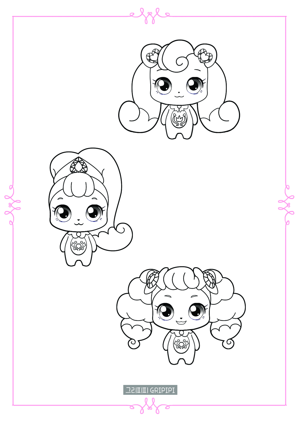 인형 색칠하기