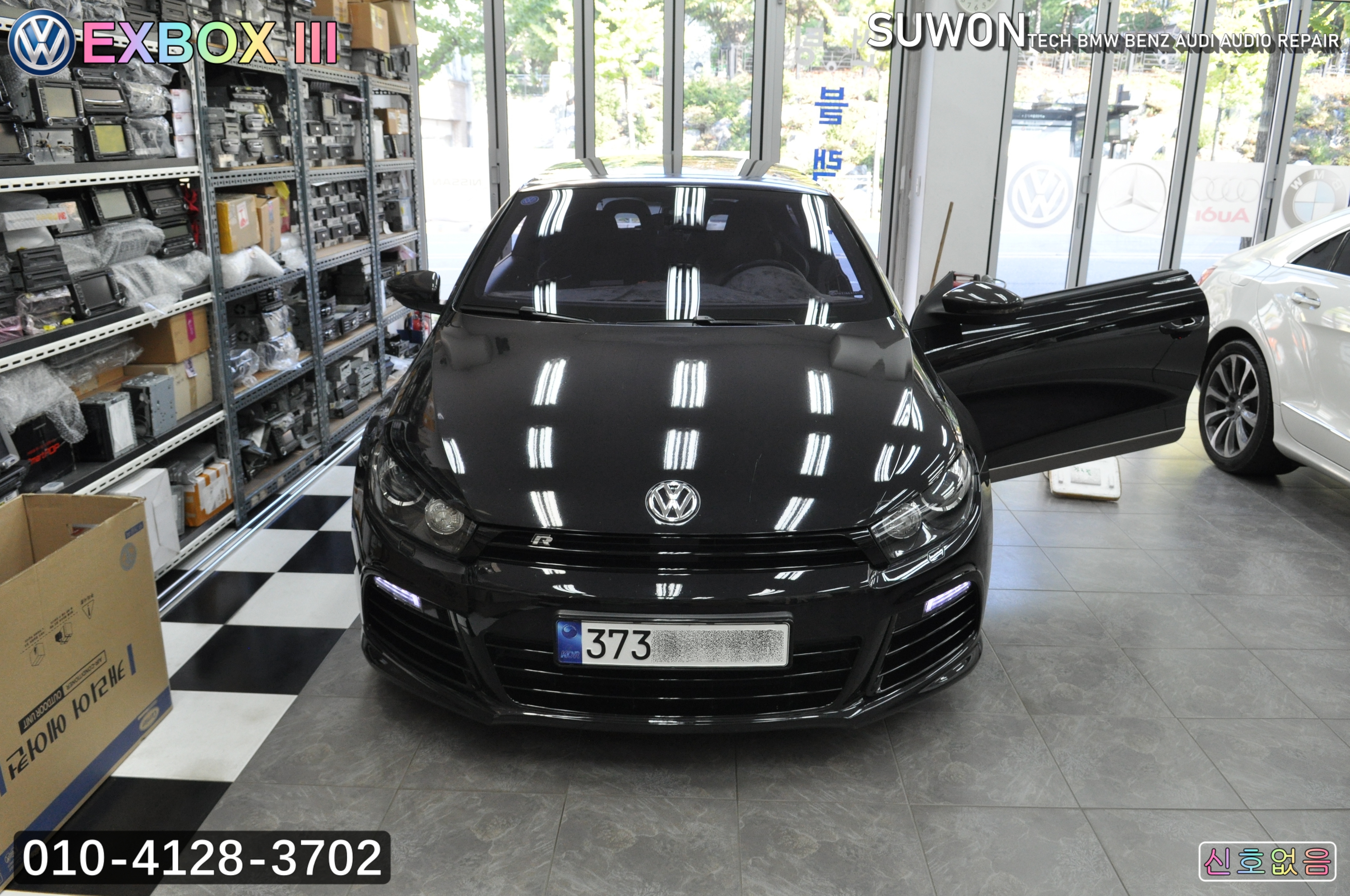  폭스바겐 시로코 Scirocco R NAVI,DMB,PHONE,블루투스 신호없음 EXBOXIII , EXBOX III 메인보드 고장수리 - 수원테크