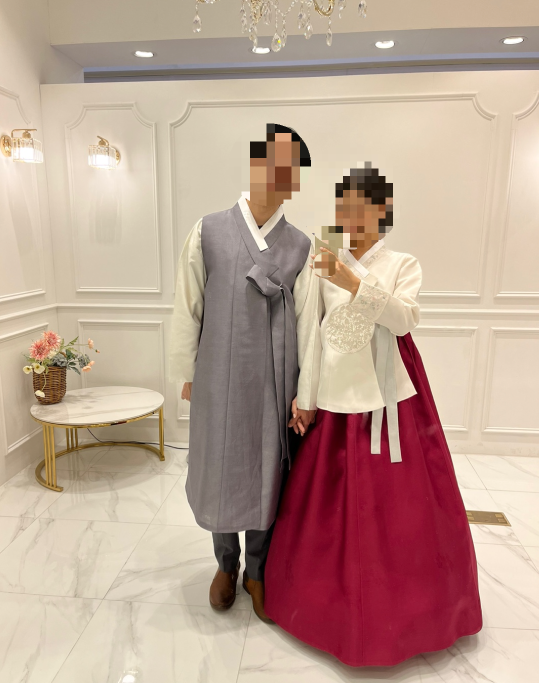  한옥 예식, 폐백을 위한 신랑 신부 한복 대여  - 실크루트 한복투어 솔직후기