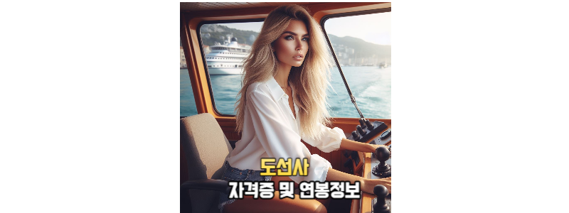  도선사 연봉 정보와 되는 법