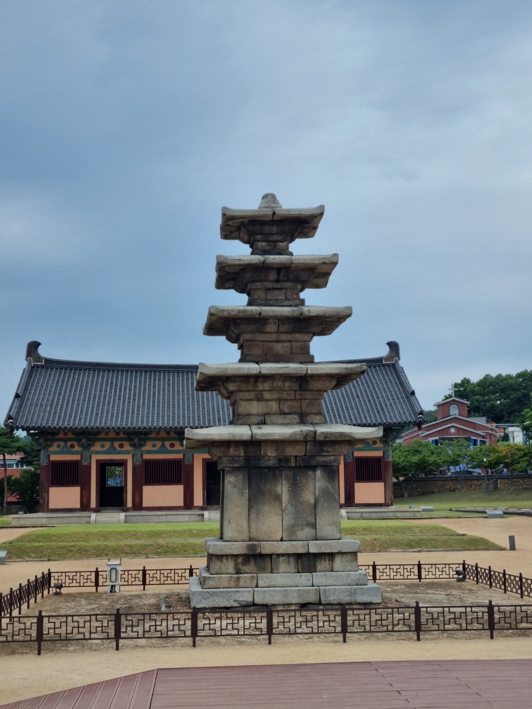 부여 정립사지오층석탑