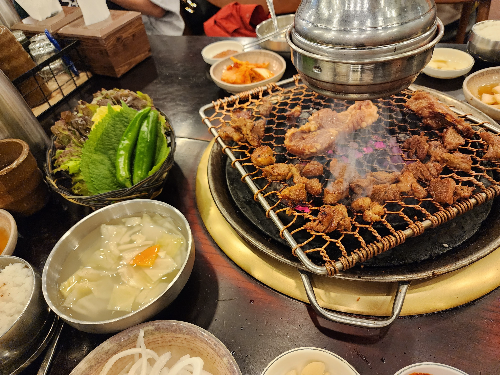 공릉역맛집 가족모임 청학골 숯불갈비 주차가능한 고기집