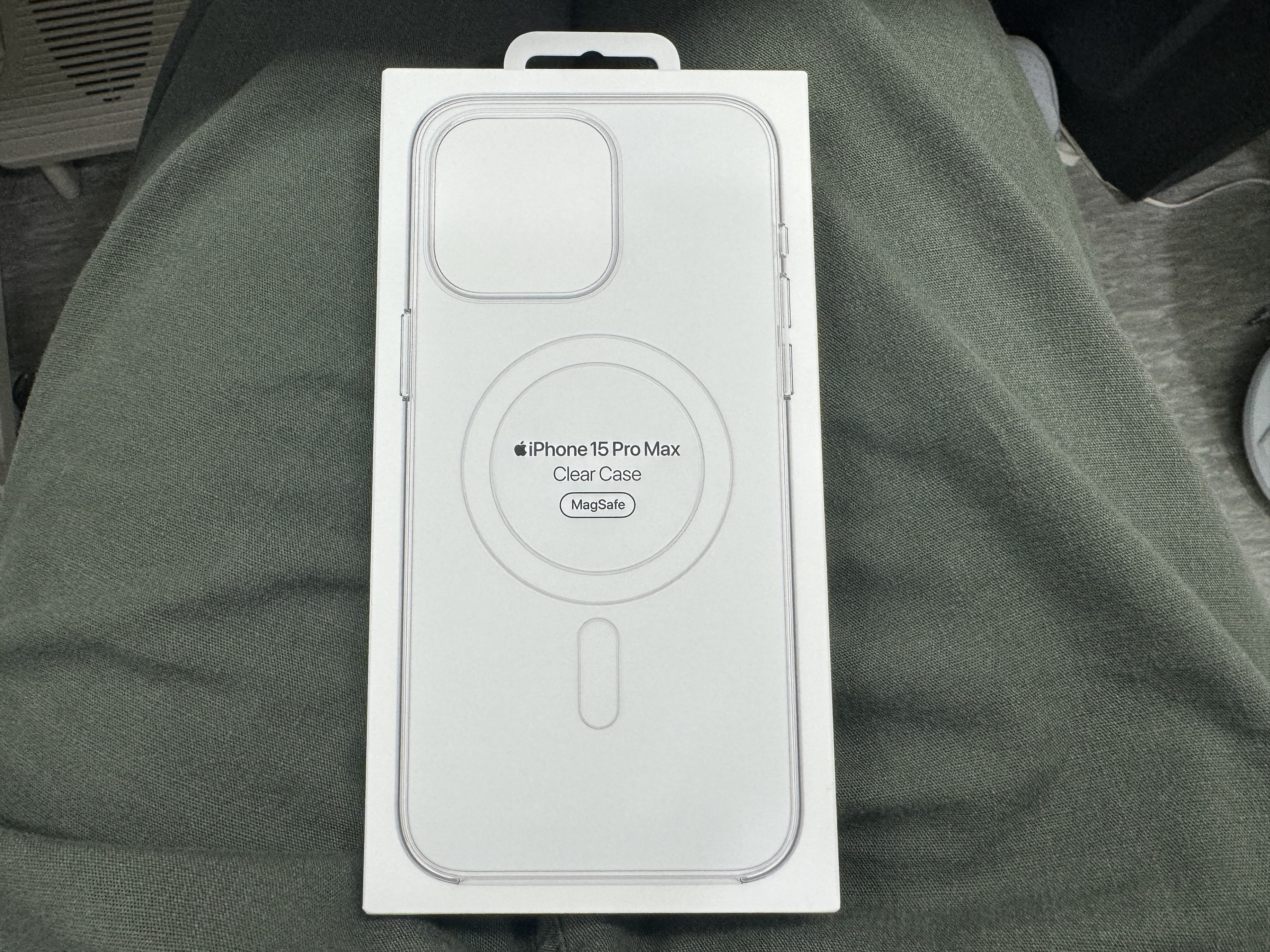 아이폰15 정품 투명 케이스 박스