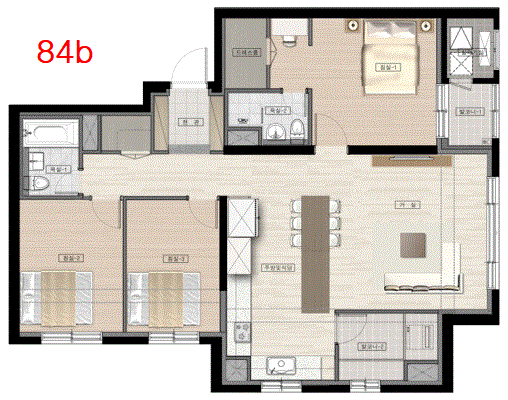 오전다구역-평면도-84b