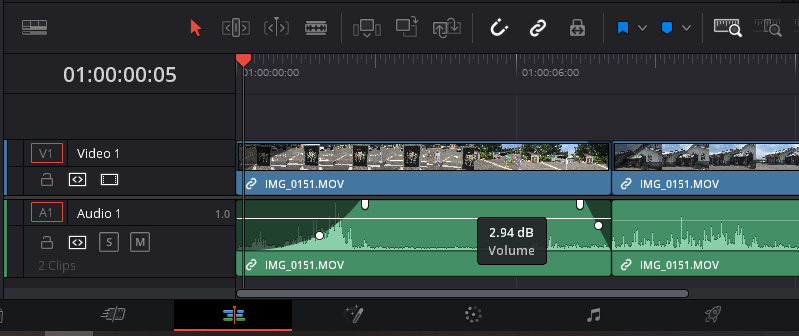 오디오 페이드인 페이드아웃 적용법 3