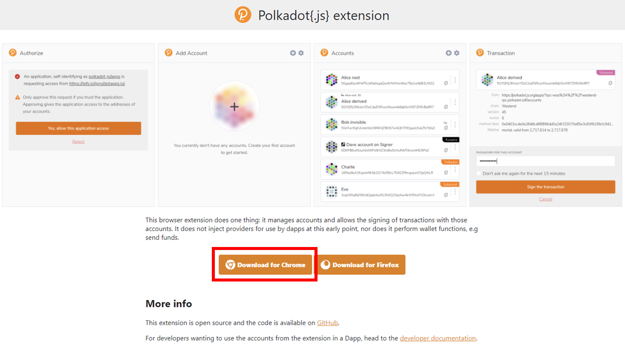  [폴카닷]폴카닷 지갑(Polkadot.js) 만드는 방법