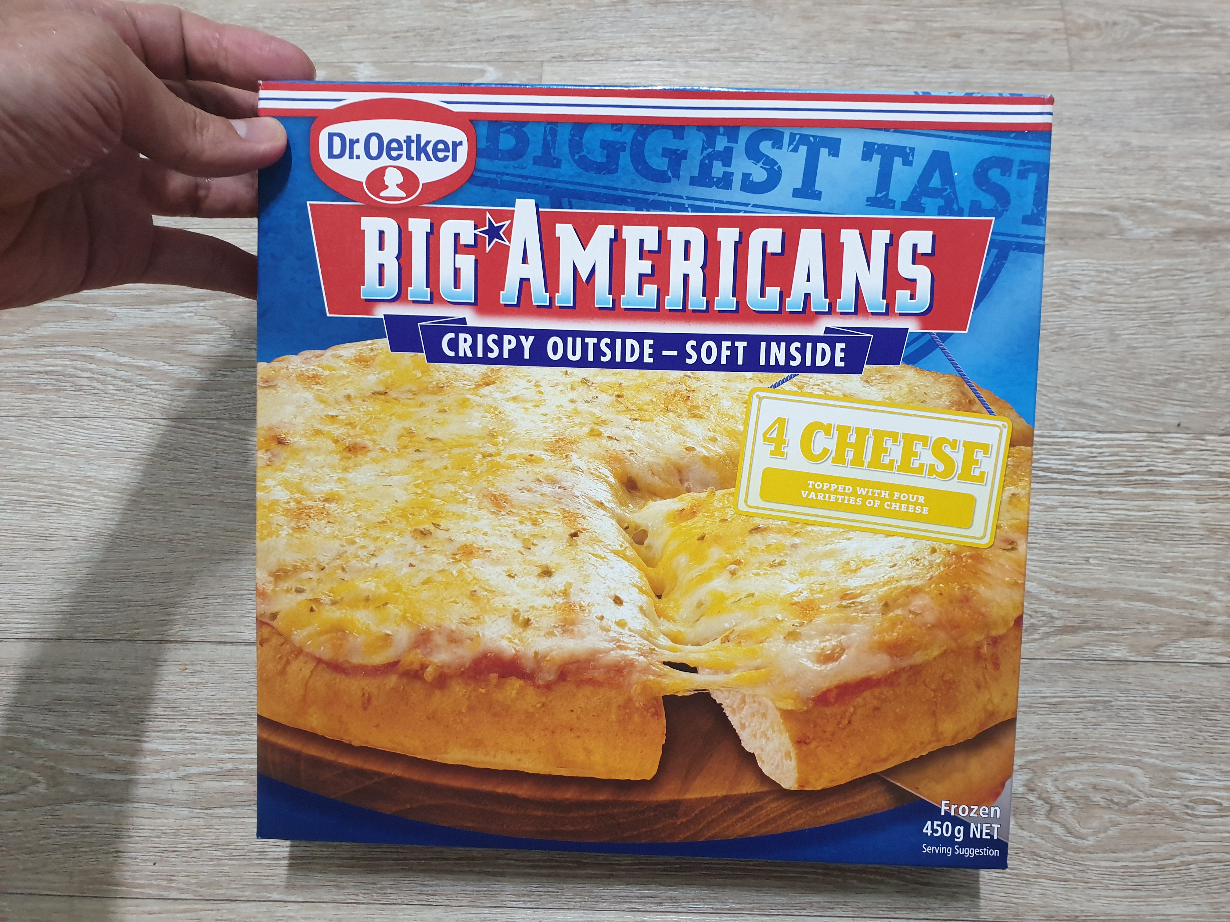  닥터오트커 빅아메리칸즈 (Dr.Oetker BIG AMERICANS)  4치즈(4CHEESE) : 리스토란테 (ristorante) 피자만큼 맛있는 냉동피자