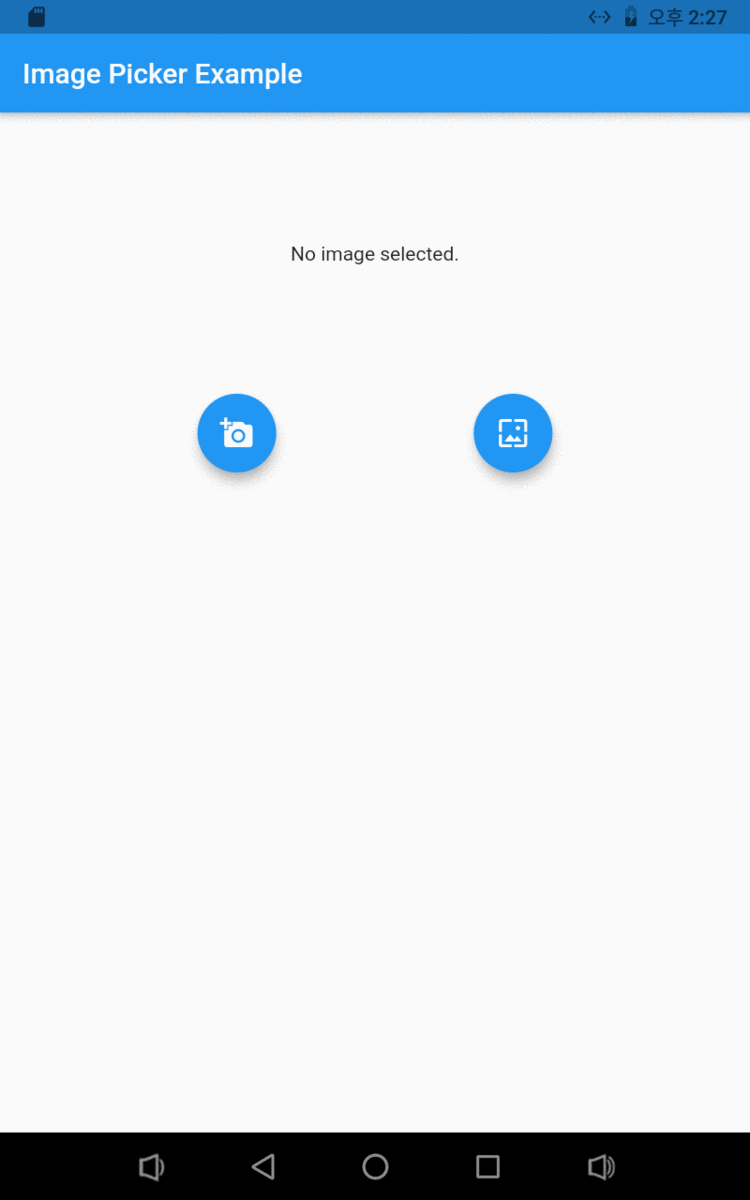  [Flutter] Image Picker