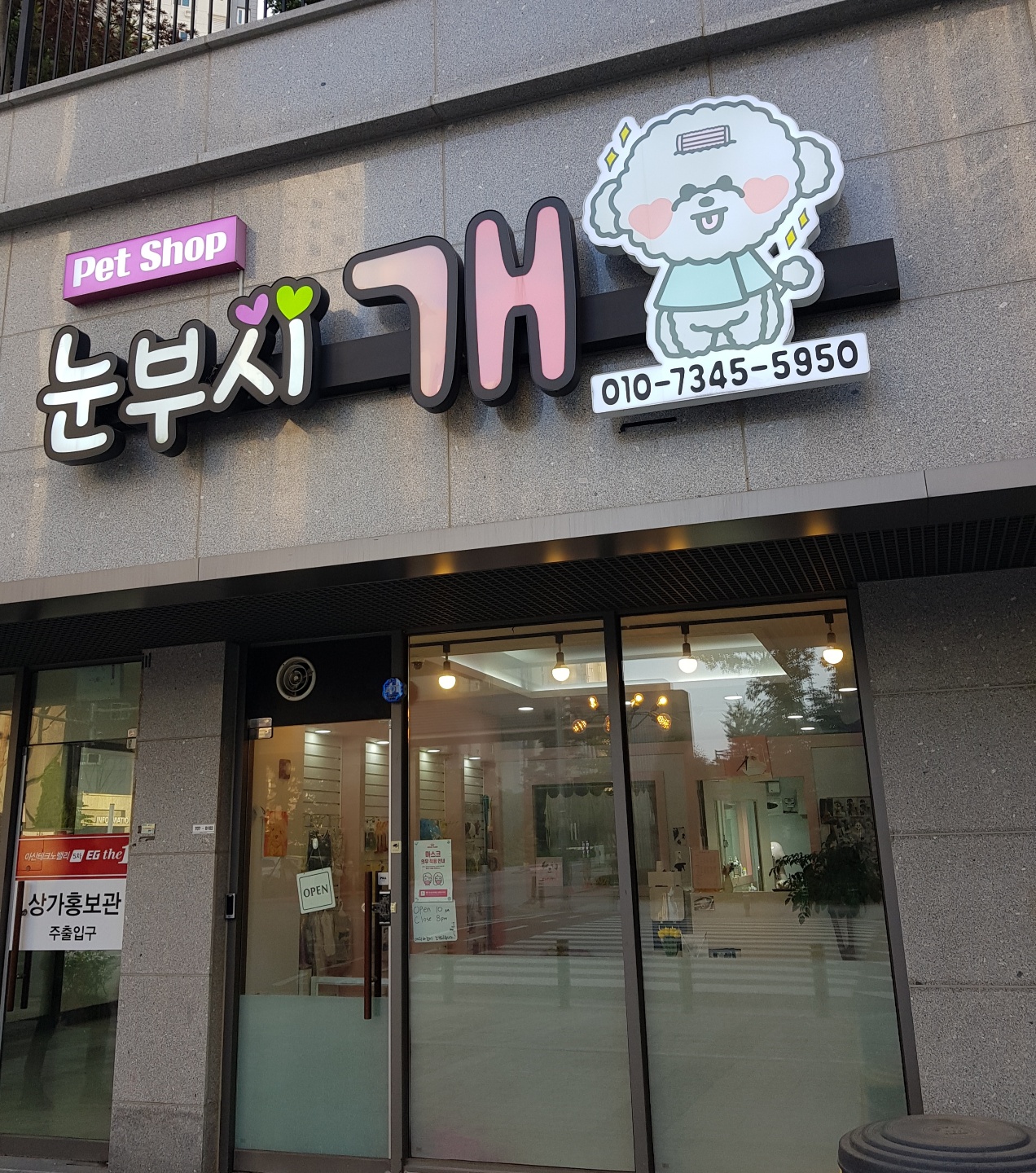  [아산시/둔포면 애견숍] 아산테크노밸리 애견 미용, 호텔 애견숍 눈부시개 방문 후기