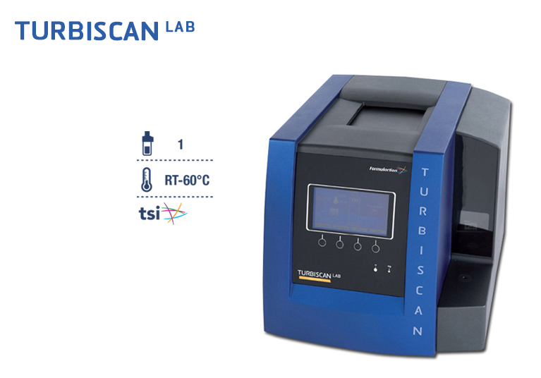  STABILITY & SIZE분산안정성 유화안정성 TURBISCAN LAB